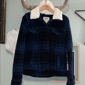 Dylan by True Grit Heather Melange Plaid Jacket